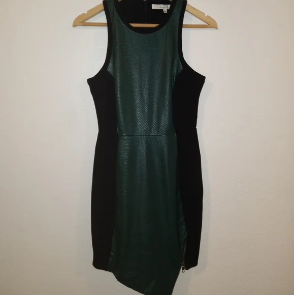 LOVERS & FRIENDS Simmer Croc Evergreen Dress - Picture 4 of 10